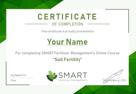 irrigation course certificate